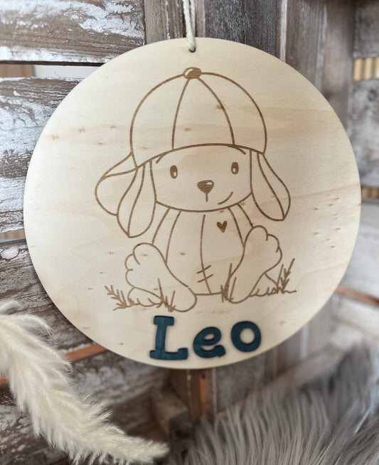 Türschild mit Namen
